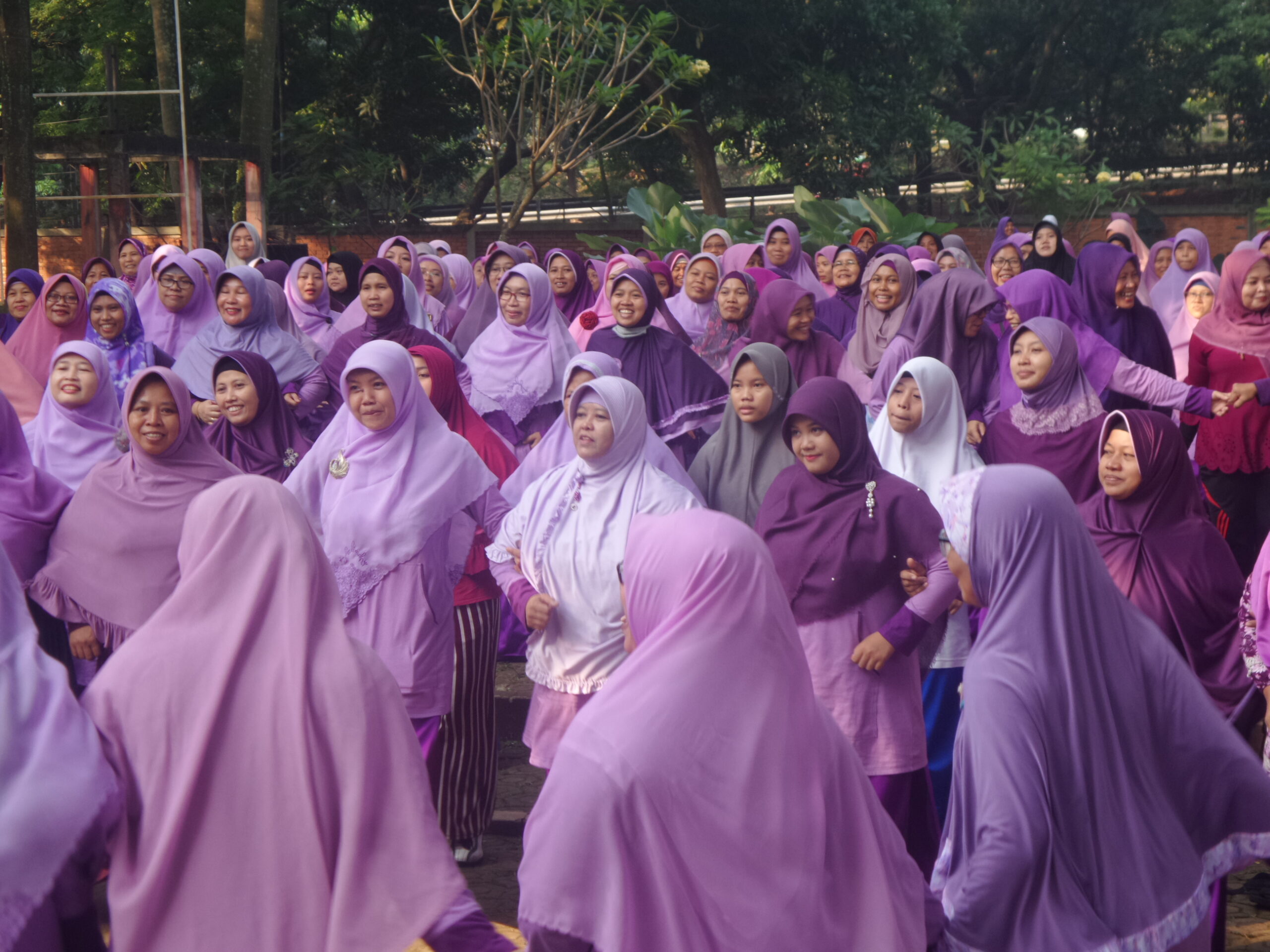 Puncak Milad Salimah Kota Bekasi Gelar Senam Sehat