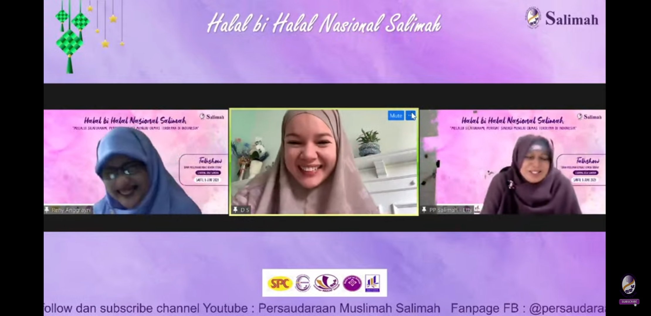 Dewi Sandra Berbagi Kisah Hijrah dalam Halal bi Halal Salimah