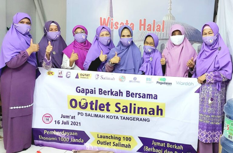 Semarakkan Pekan Koperasi, Salimah Tangerang Resmikan 7 Outlet dan Beri Hibah Modal Usaha kepada Para Janda