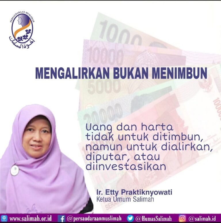 Mengalirkan bukan menimbun-1