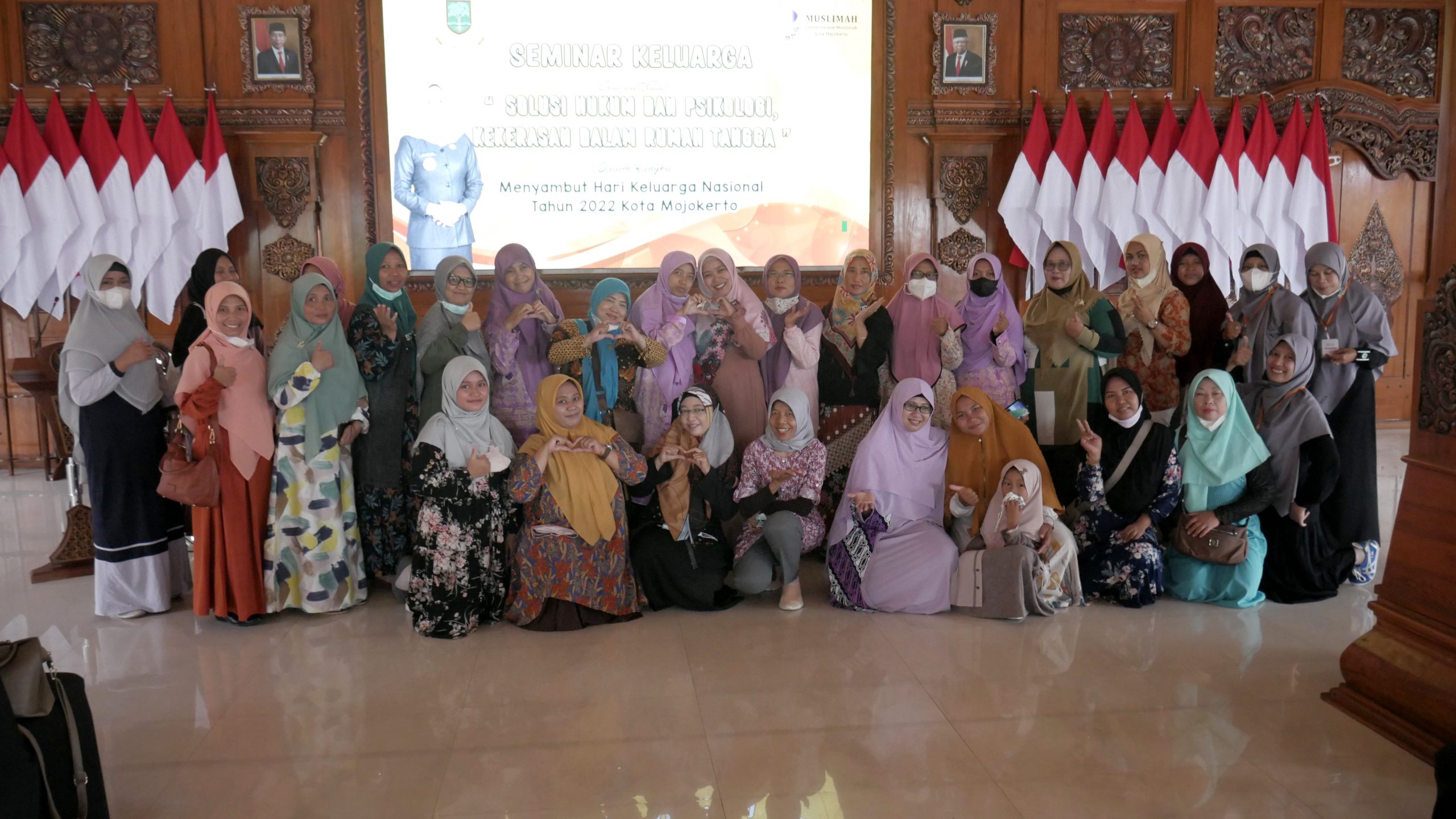 Antisipasi KDRT, Salimah Mojokerto Gelar Seminar Hukum dan Psikologi