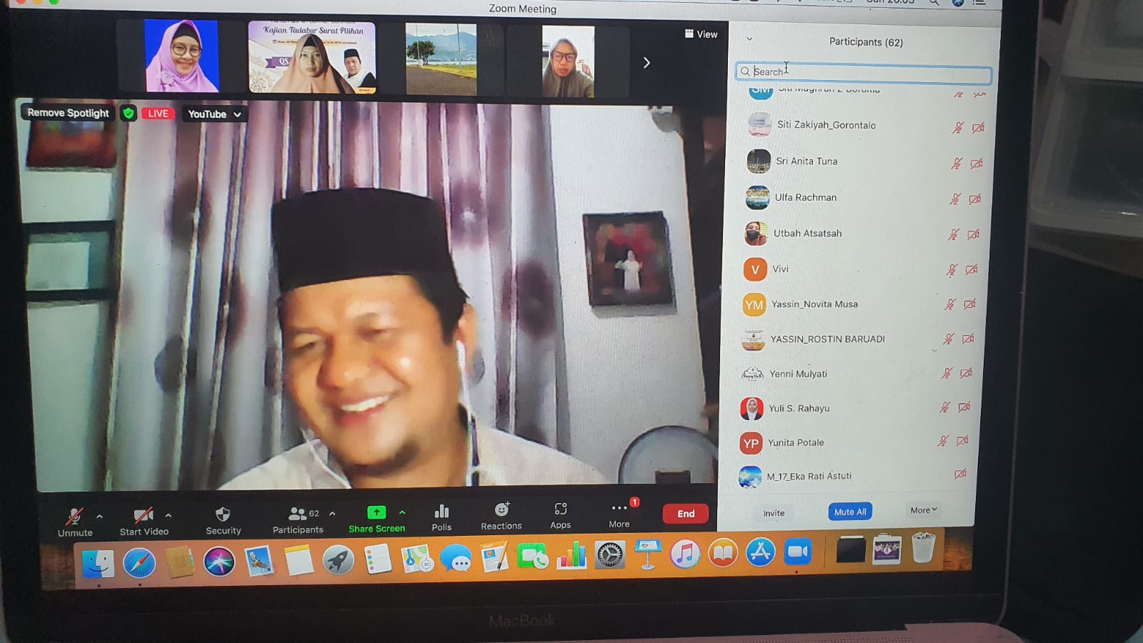 Kajian Tafsir Surah Yasin RQS Gorontalo: Quran Solusi Semua Masalah