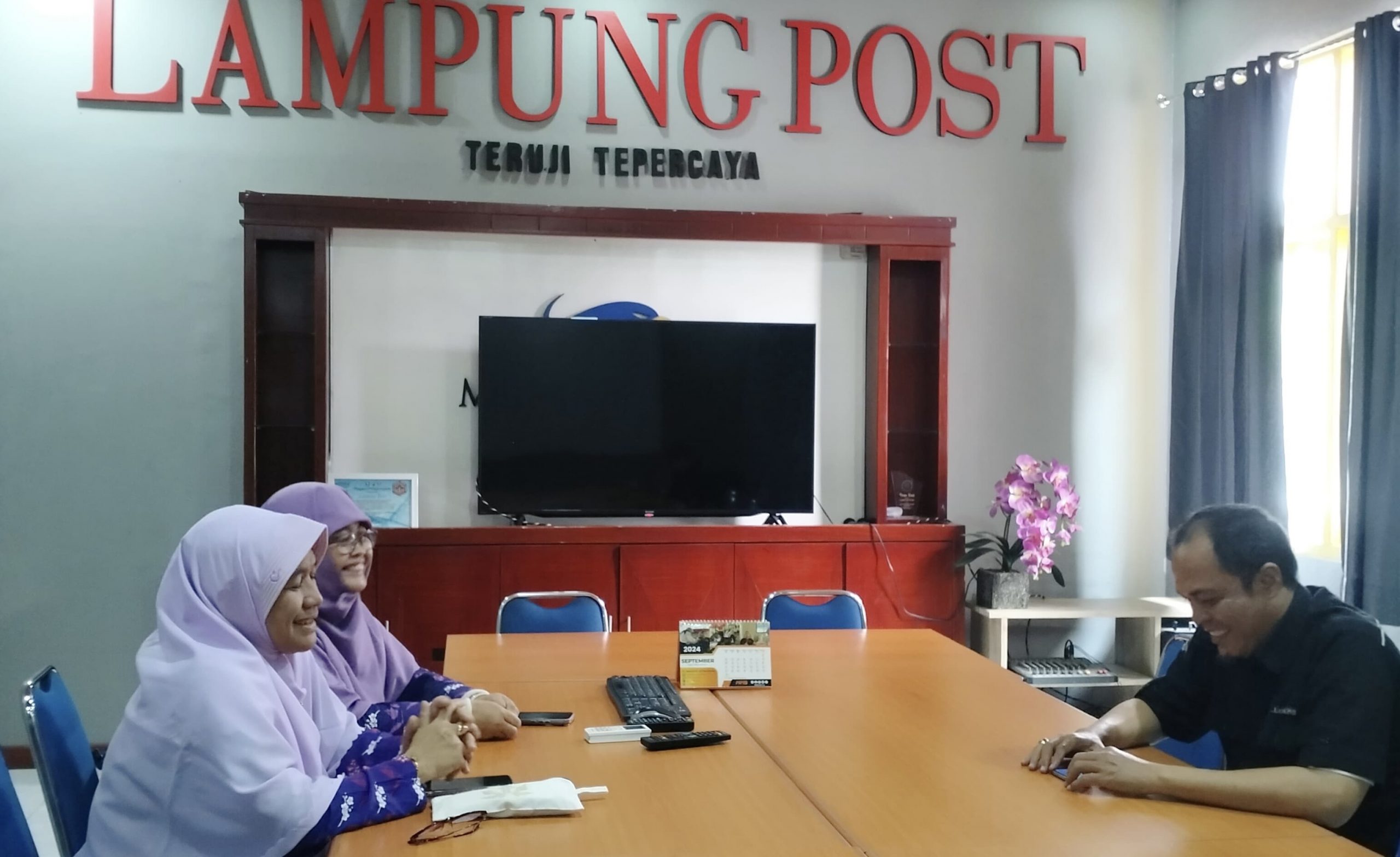 Salimah Kunjungi Lampung Post