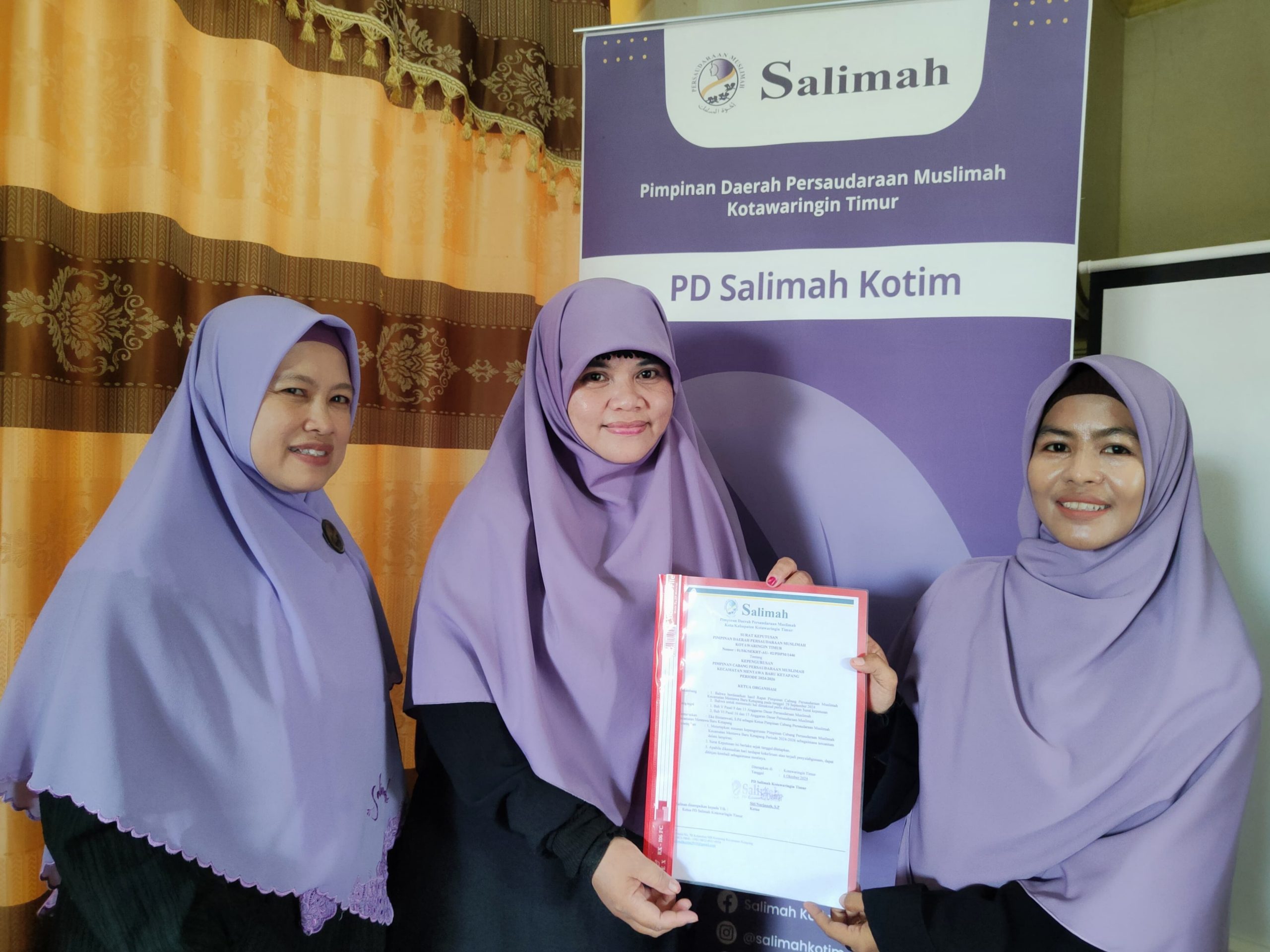Salimah Kotim Resmi Bentuk Dua Pimpinan Cabang