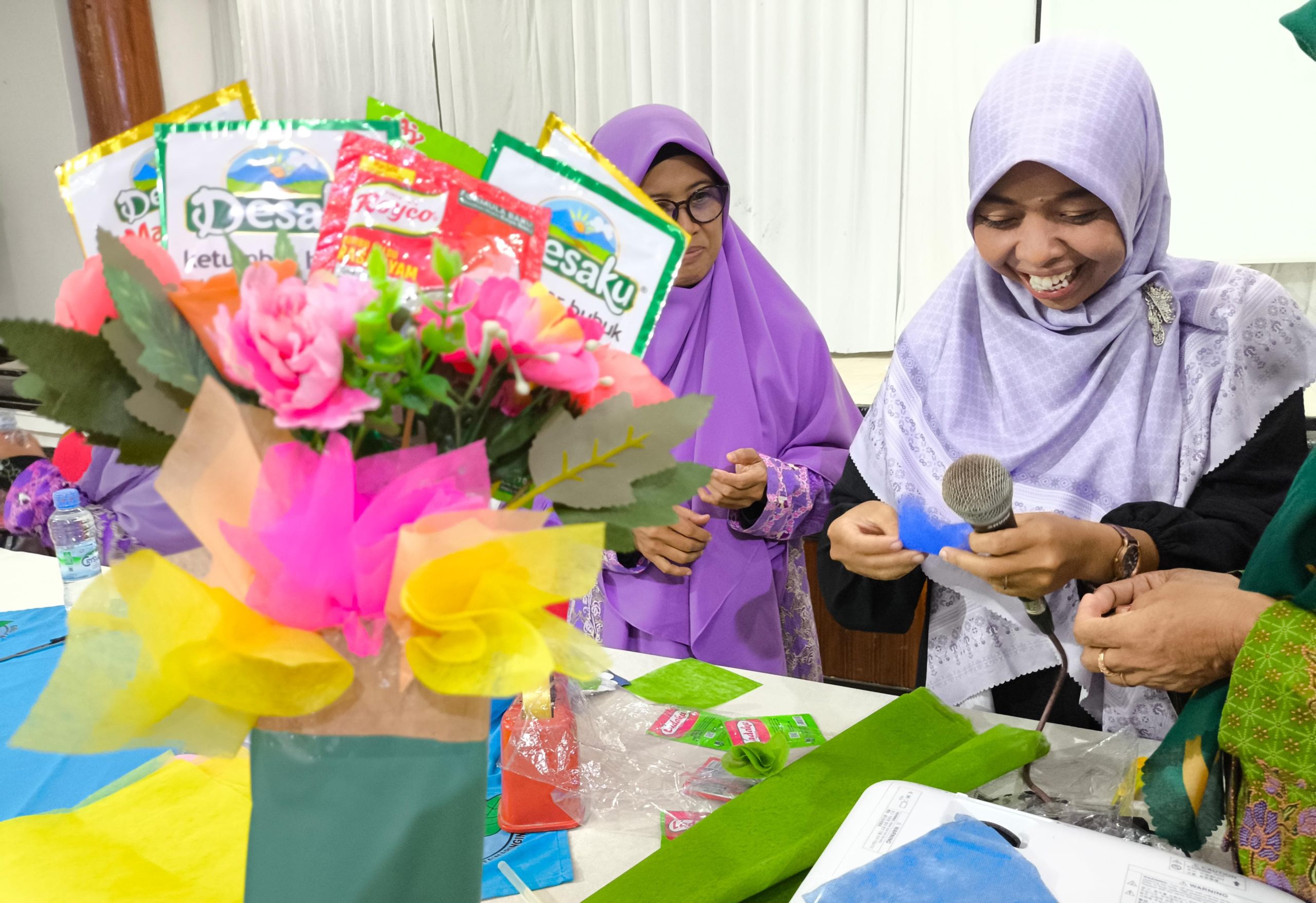 Pelatihan Membuat Buket Ala Salimah Kotim