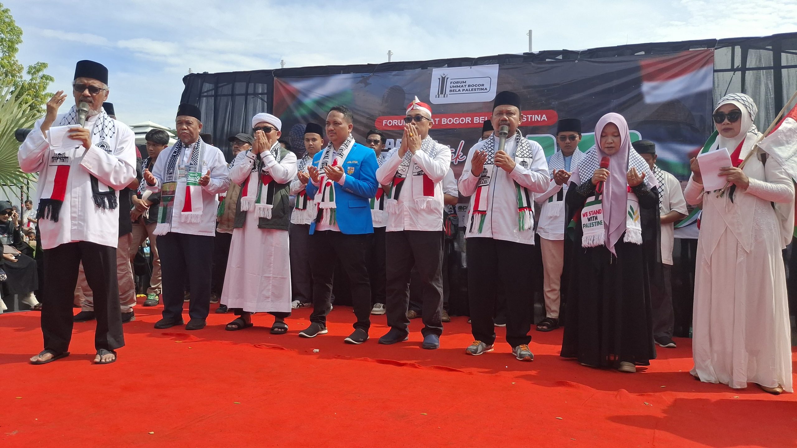 Salimah Bogor Ramaikan Ribuan Massa Aksi Bela Palestina