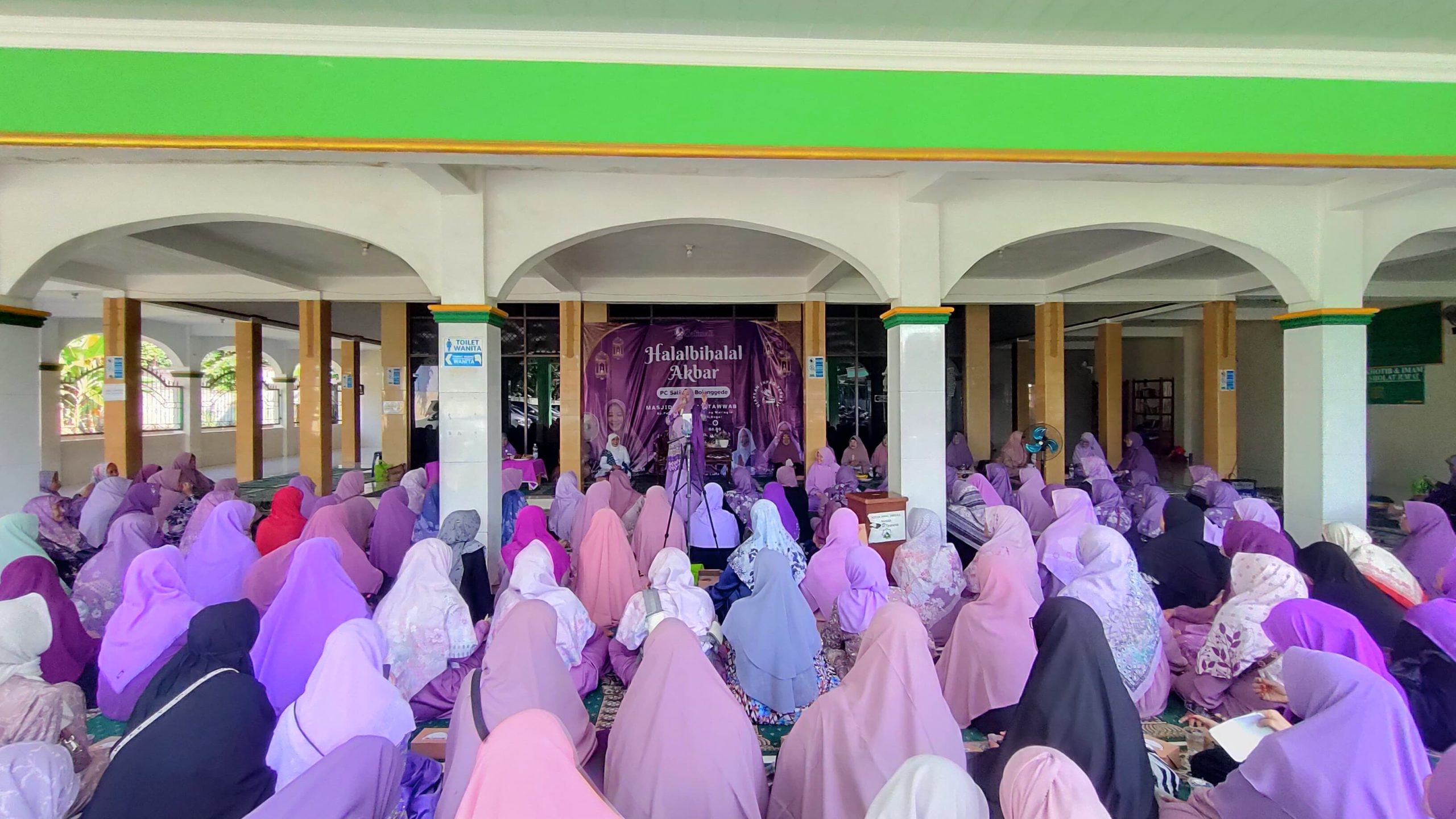 Halalbihalal Salimah Bojonggede Dibanjiri Warga dan Tokoh Masyarakat