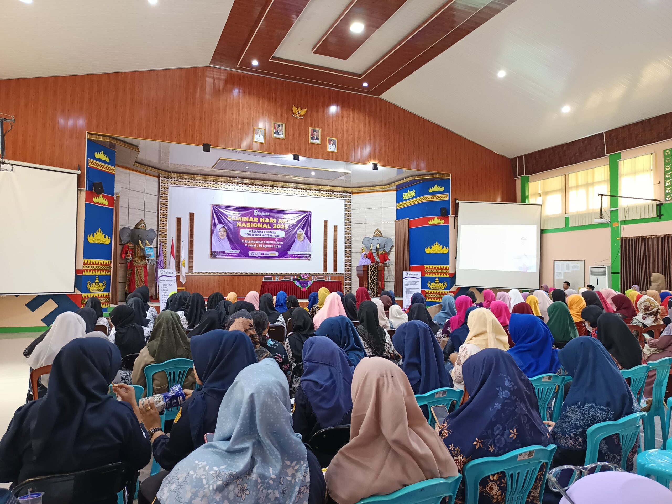 Seminar Hari Anak Salimah Lampung : Ketahanan Keluarga Kunci Lampung Maju
