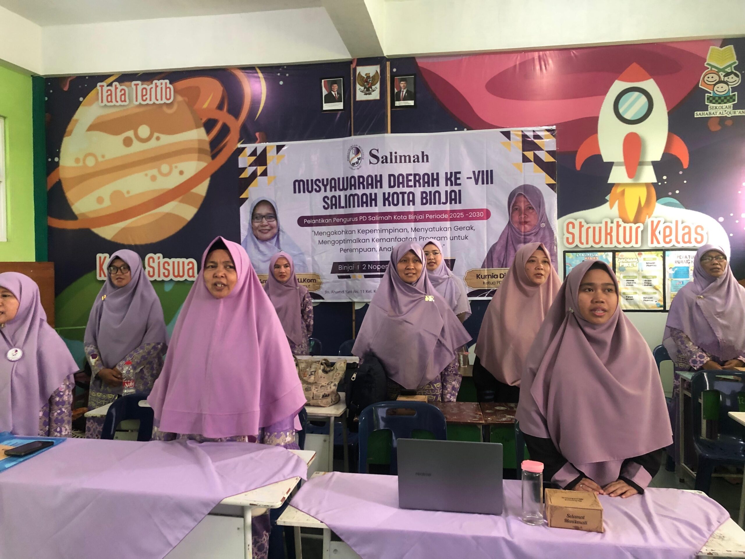 Musyawarah Daerah Salimah Binjai Sukses Digelar