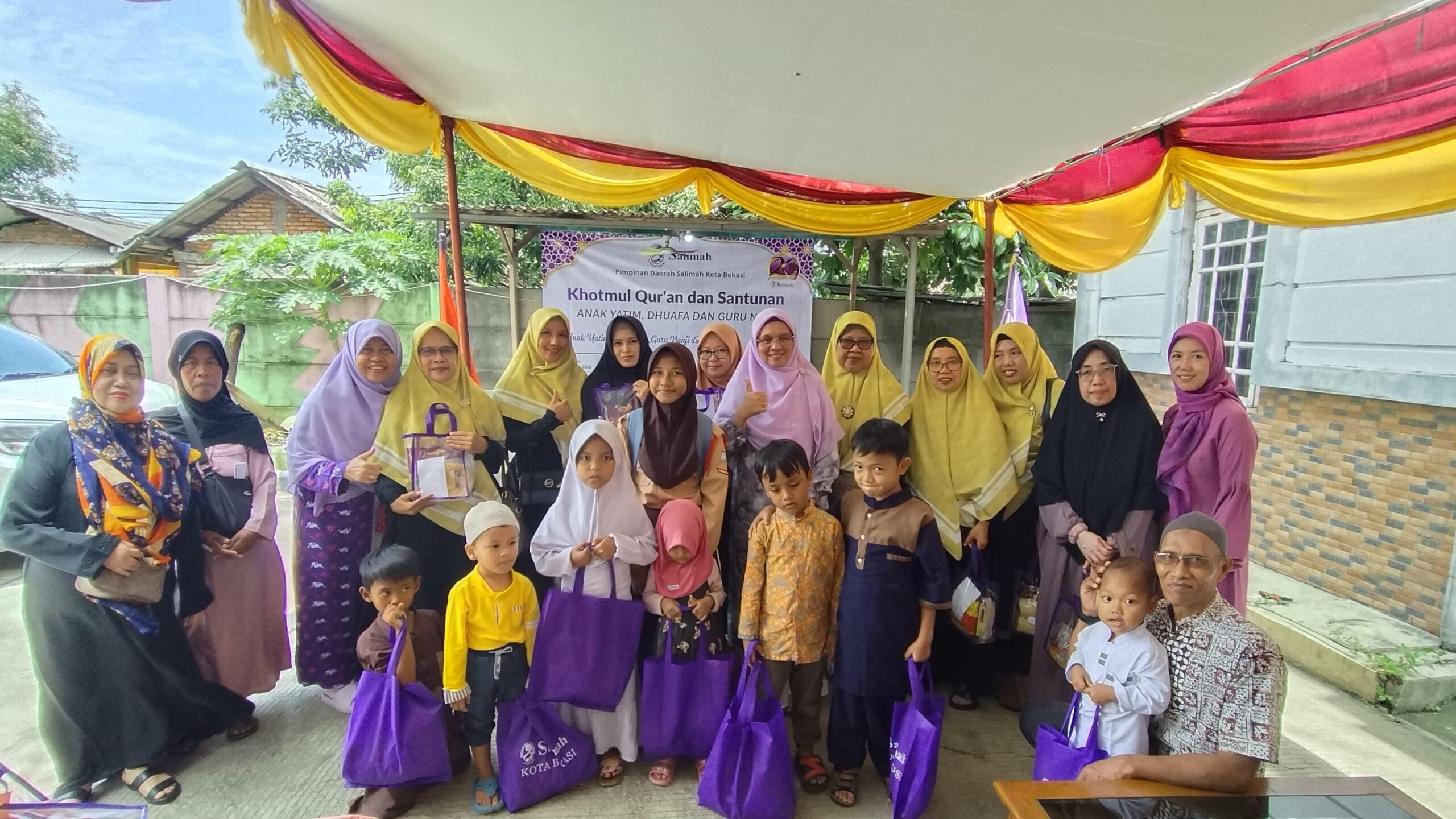 Tokoh Nasional Soroti Pentingnya Peran Pendidikan Al-Qur’an dalam Acara Santunan Yatim dan Guru Ngaji di Salimah Kota Bekasi