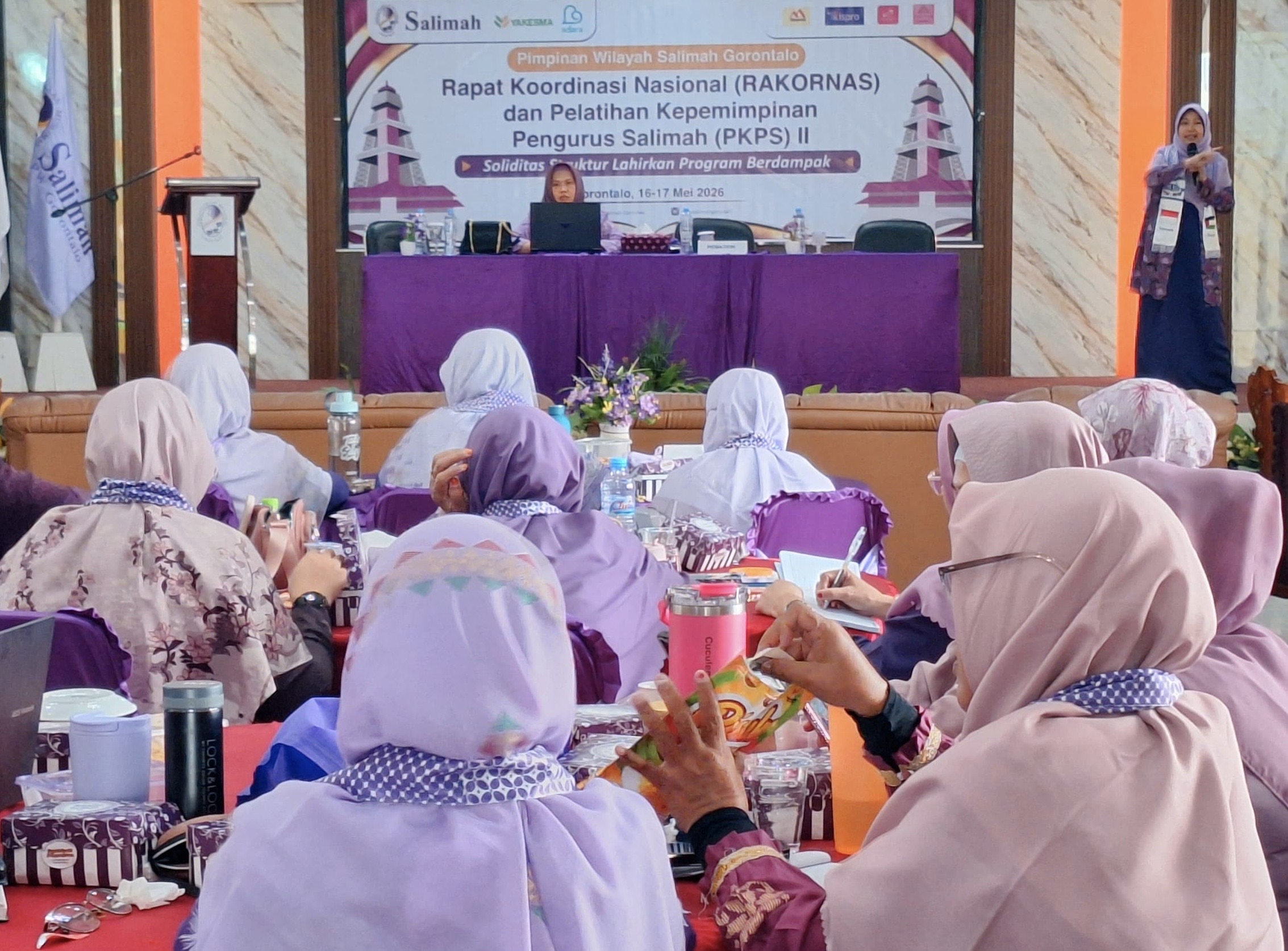Materi AD/ART dan GBHO Perkuat Pemahaman Dasar Organisasi Pengurus Salimah Gorontalo