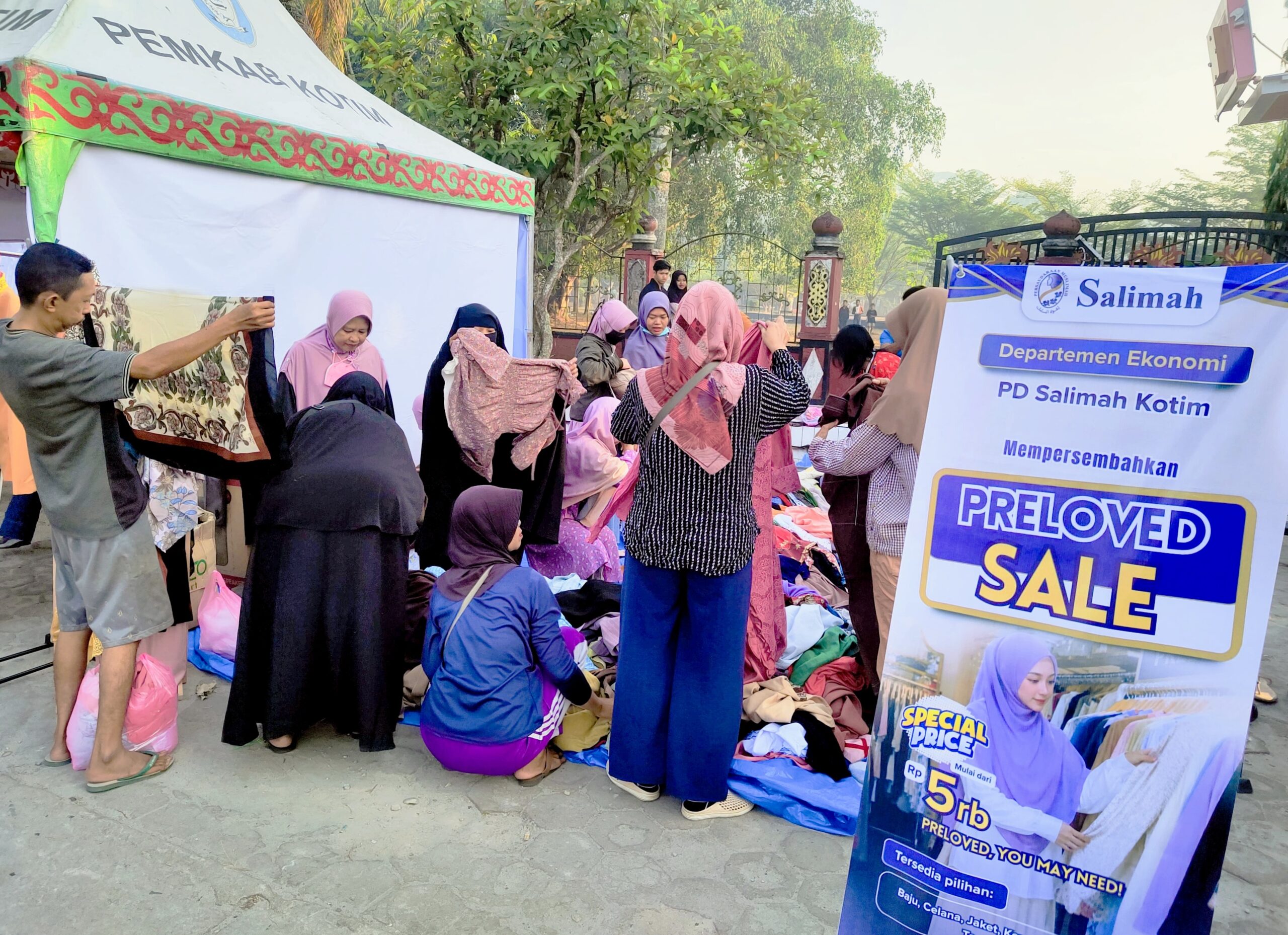 Lapak Preloved Salimah Kotim Kembali Hadir, Pilihan Belanja Hemat di Tengah CFD