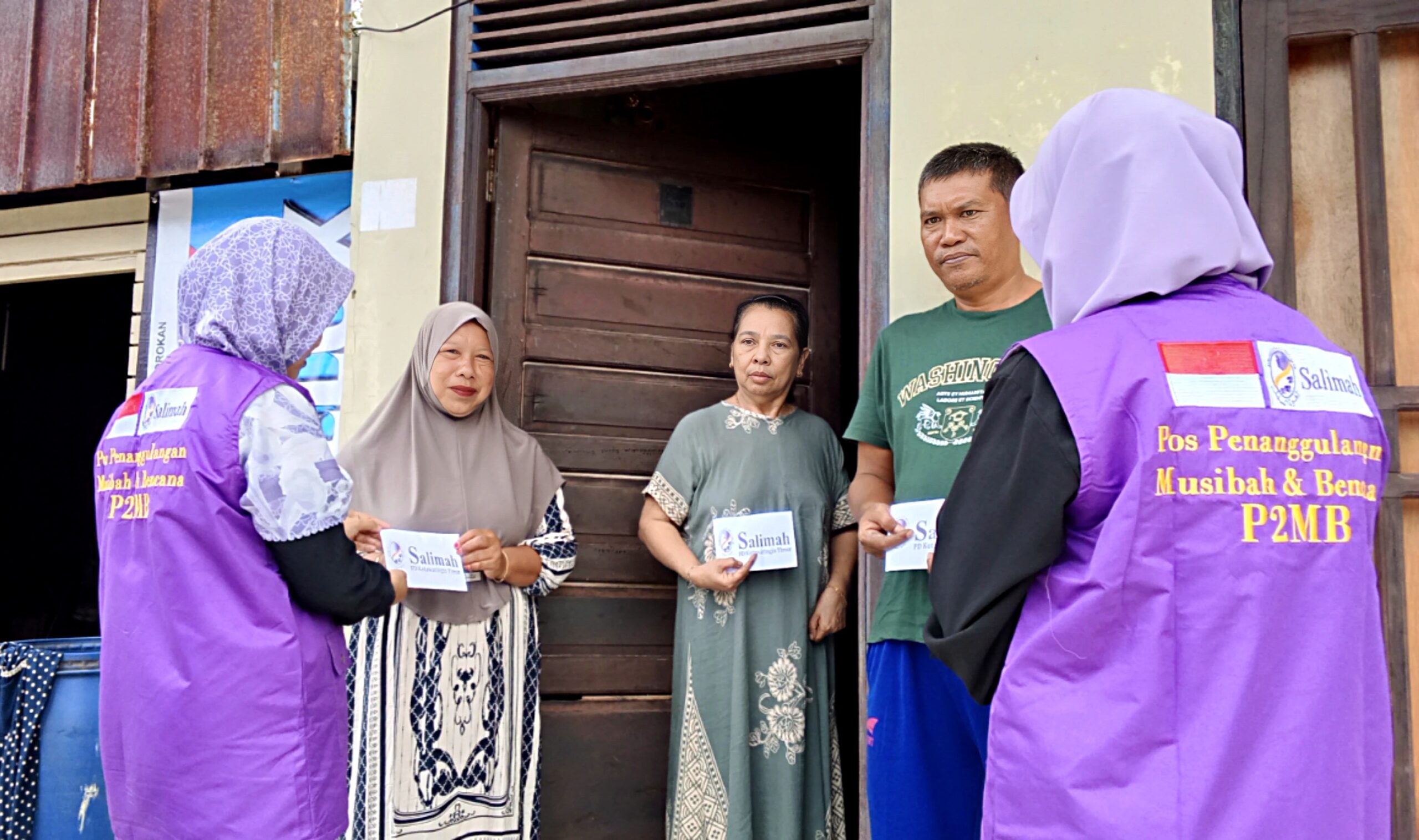 Salimah Kotim Bergerak Bantu Korban Kebakaran melalui Program P2MB