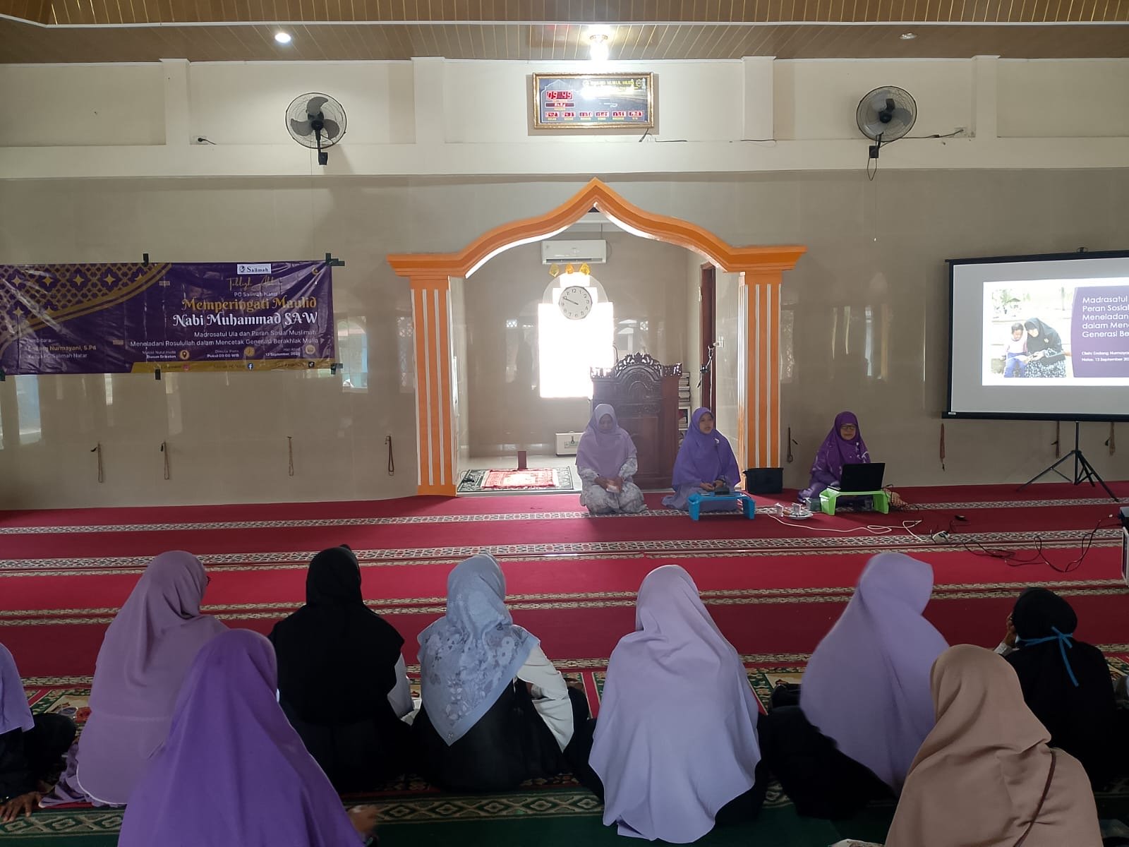 Salimah Natar Gelar Peringatan Maulid Nabi 1448 H, Tekankan Peran Muslimah Cetak Generasi Berakhlak