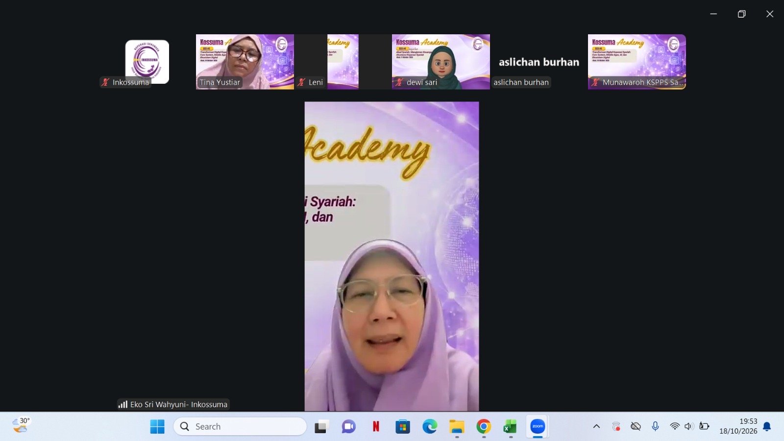 Kossuma Academy Sesi 5: Transformasi Digital Koperasi Syariah