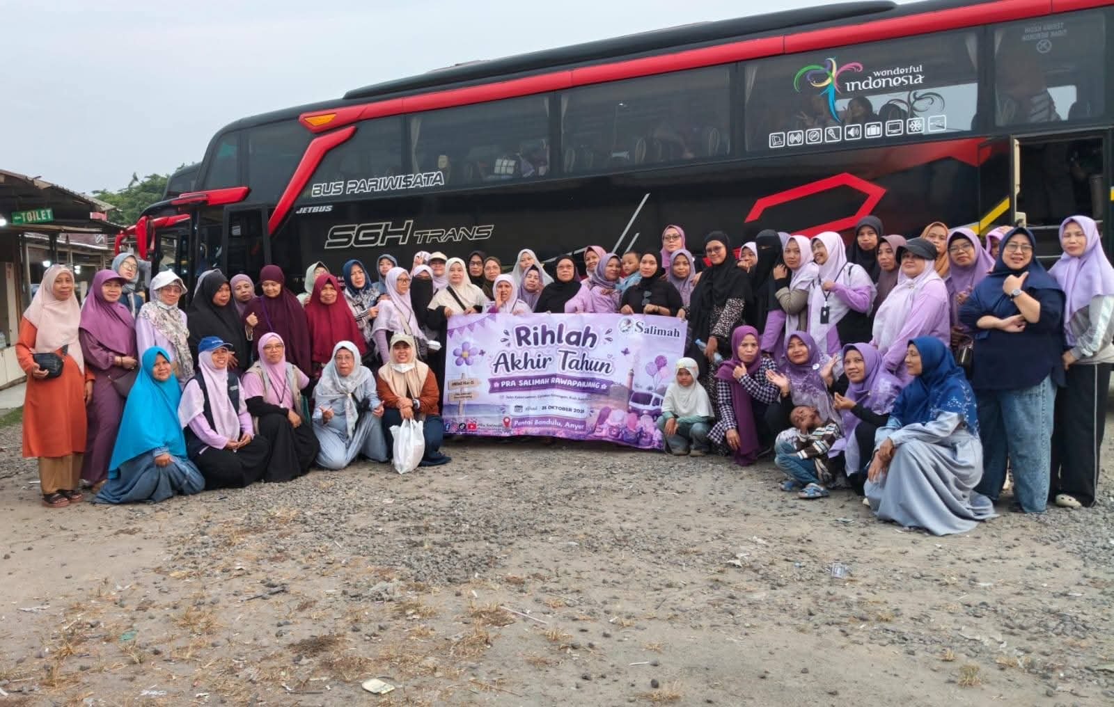 Rihlah Akhir Tahun dan Milad ke-5 PRa Salimah Rawapanjang: Eratkan Ukhuwah, Kuatkan Semangat Perjuangan