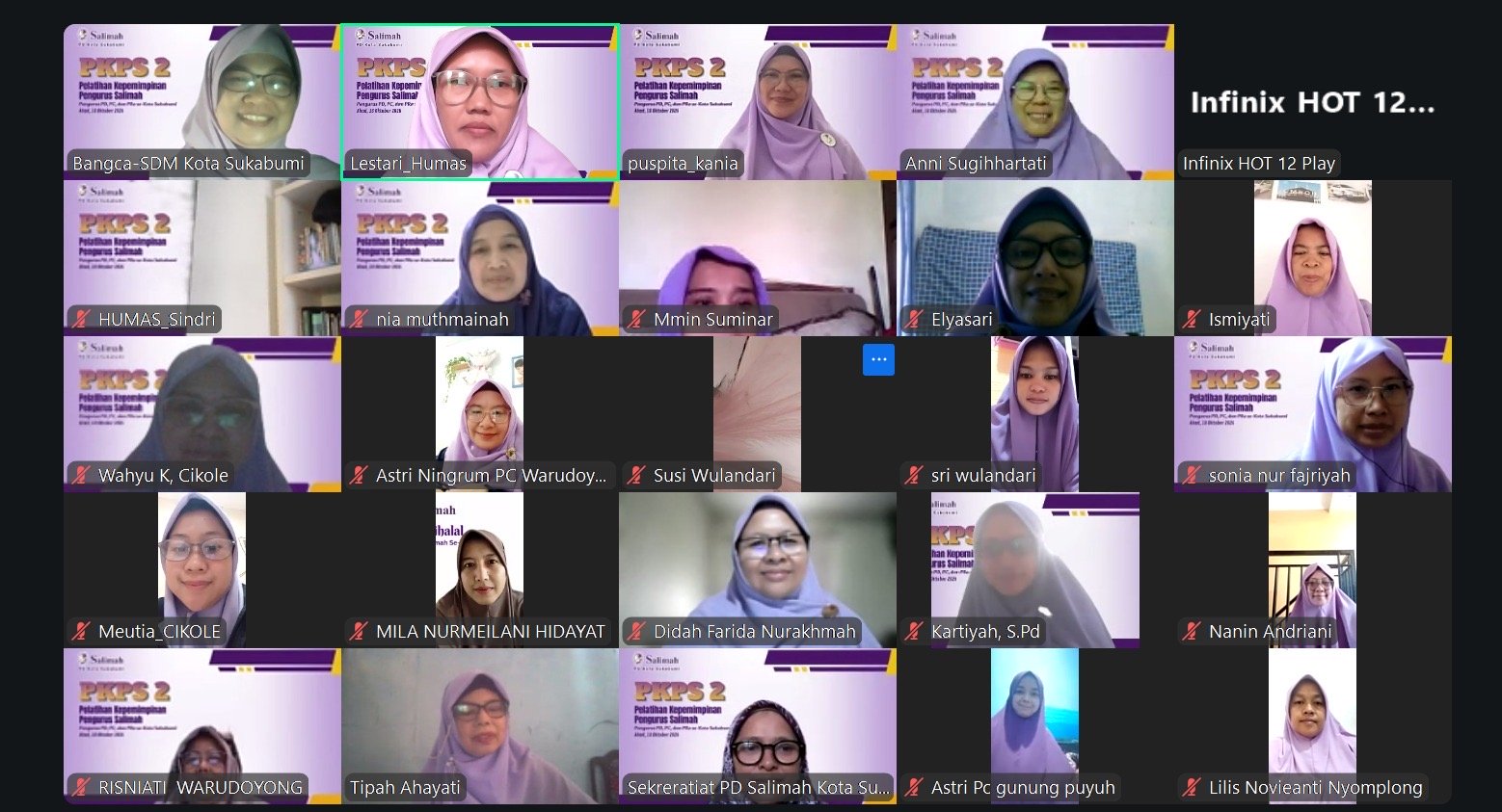 Salimah Kota Sukabumi Bekali Pengurus dengan Pemahaman AD/ART dan Manajemen Konflik